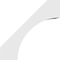 Ekena Millwork 5 1/2-in. W x 20-in. D x 20-in. H Westlake Architectural Grade PVC Knee Brace BRCP055X20X20WTL - alternate 5